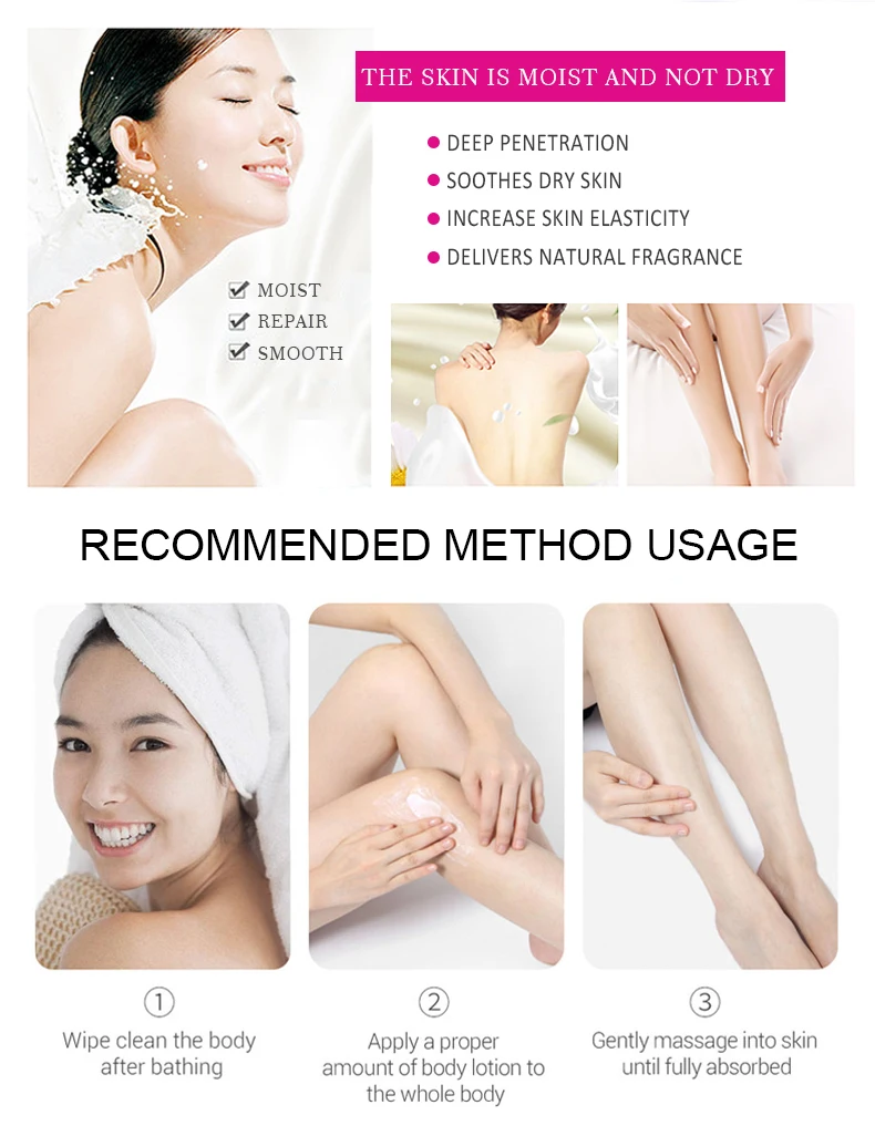 Best Body Lotion Whitening Moisturizing Snail Collagen Body Lotions