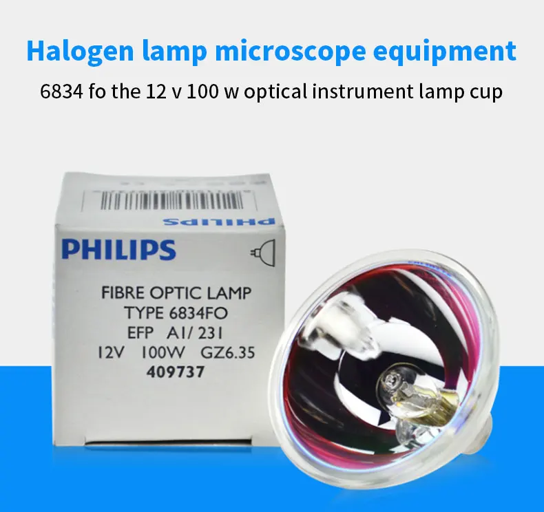 REPLACEMENT BULB FOR PHILIPS 6834FO 100W 12V 