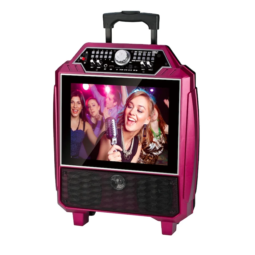 2020 new smart system touch screen bt Multifunction WIFI Video trolley speaker with 14 inch karaoke party pa speaker - ANKUX.COM