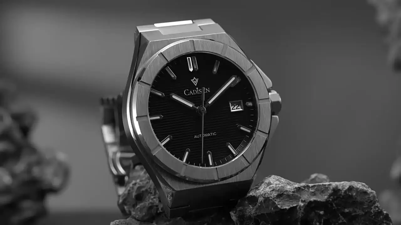 CADISEN 8242 Men's Automatic Mechanical Watch, 100M Waterproof