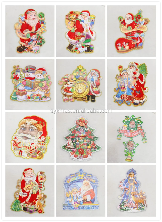 40cm Xmas paper wreath decoration