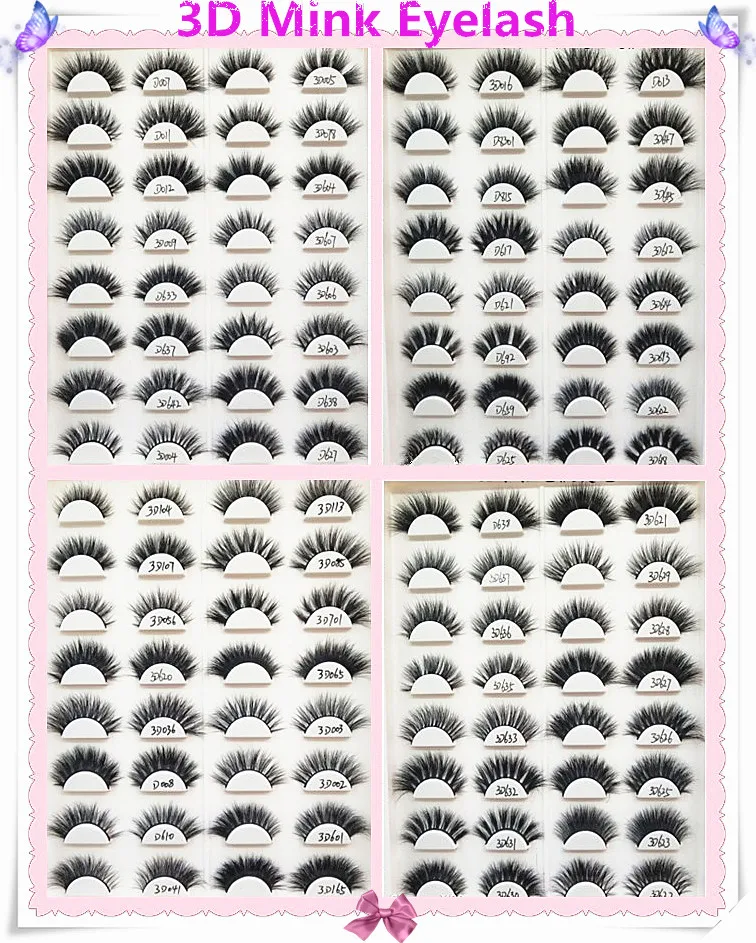 Wholesale Lashes Cheap 3D, 5D Mink False Lashes and Colorful Lashes, 100% Import Vietnam Mink Eyelash Vendors