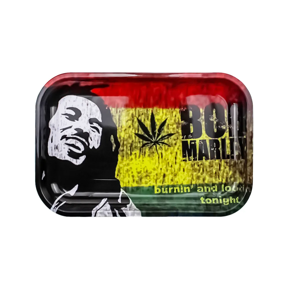 New Hot Weed Accessories Metal Tin Rolling Tray With Magnetic Lid Buy