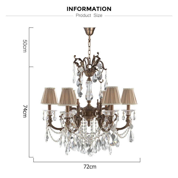 bronze color luxury crystal chandelier