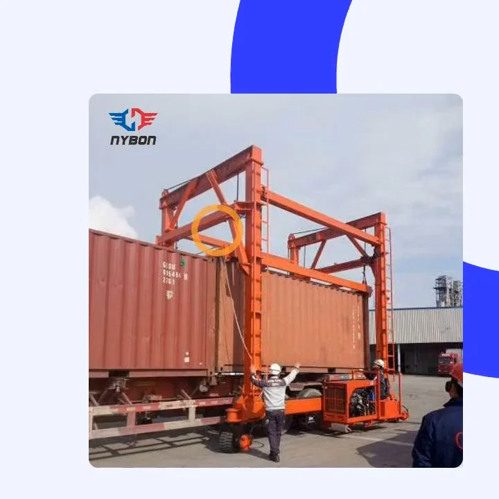 Port Lifting Container Cranes 40t Rubber Tyre Gantry Cranes Straddle