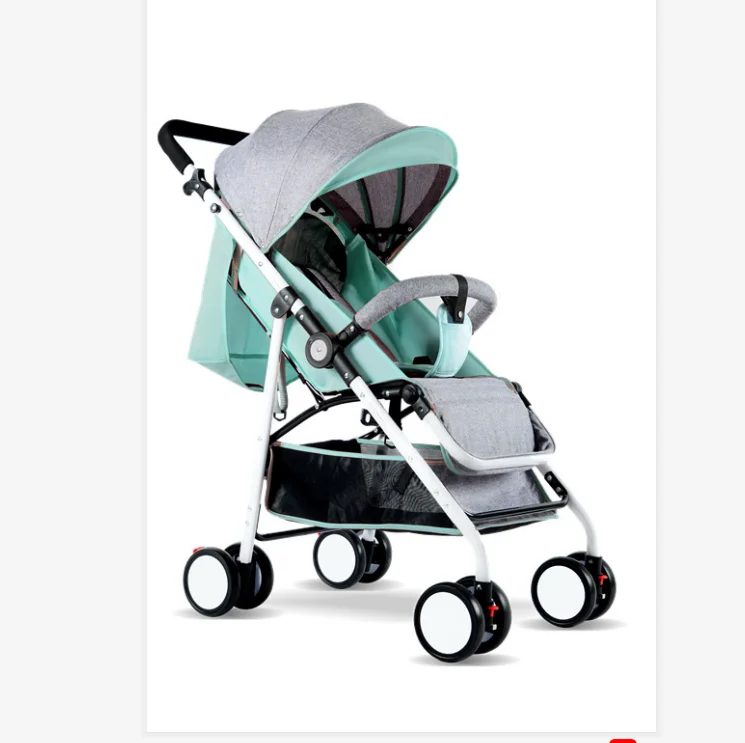 mint green pram