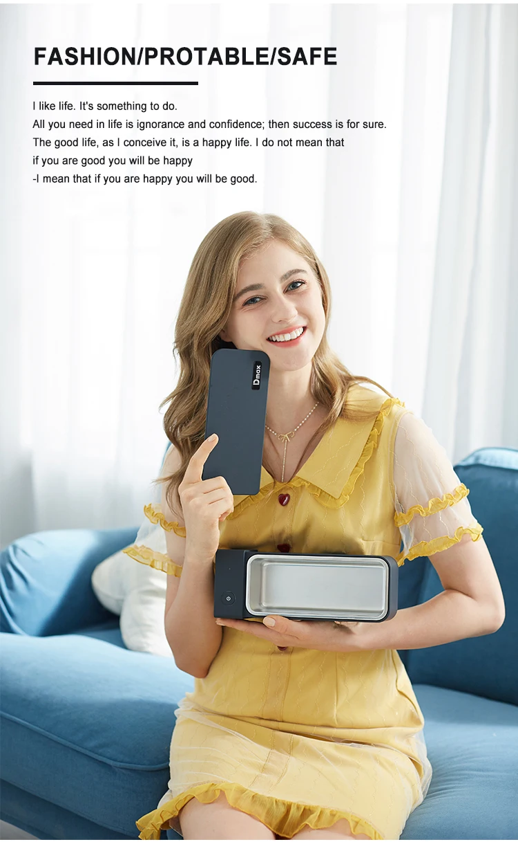 600ML High Frequency Ultrasonic Cleaner Waterproof Ultrasound Sonic Vibrator Cleaning Machine Jewelry Cleaner