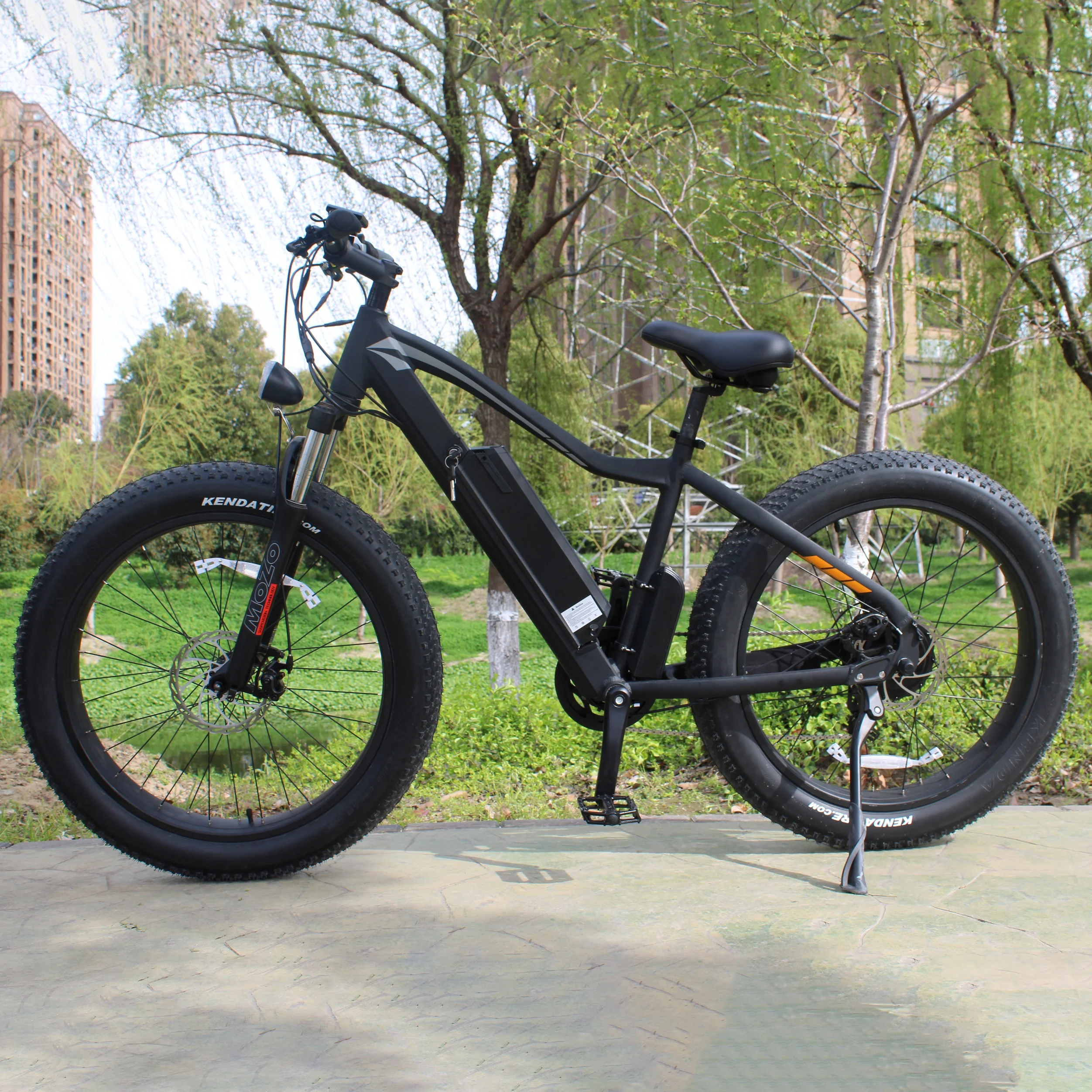 48v/750w aluminium alloy fat tire mountain electric bicycle