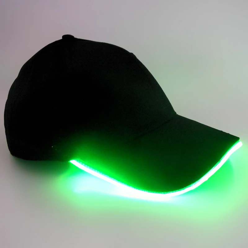 New Fashion Flashing Cool Led Lighting Hats Custom Led Hats Gorras Logo