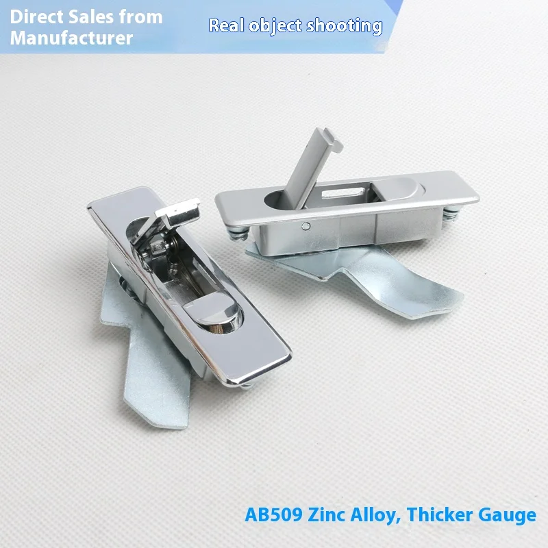 Polished AB509-1-2 Flat Electrical Cabinet Lock MS510 Industrial Door Lock factory