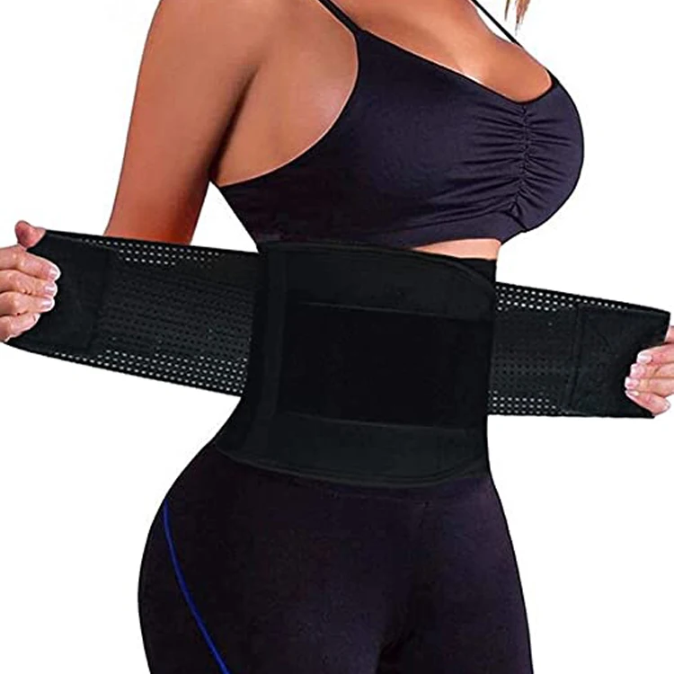 

Custom Wholesale Adjustable Neoprene Waist Trainer Belt Gym Sports Sweat Slimming Waist Trimmer Belt, Black;red;yellow;pink;orange;blue