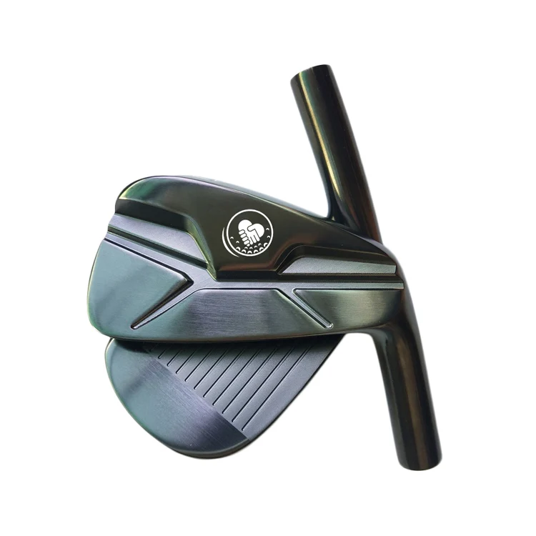 Golf Iron Head Black Iron Carbon Steel Golf Head Golf Clubs