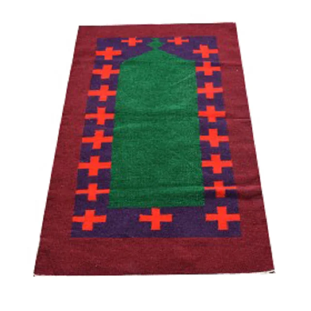 Islamic Luxury Memory Foam Prayer Rug Janamaz Sajadah Cotton Woven