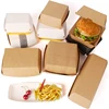 eco friendly paper burger box,packing burger box,Hamburger container