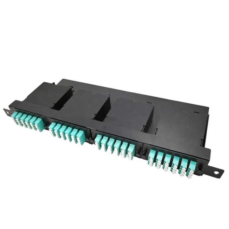 High Density U Odf Mpo Cassette Ports Fiber Optic Mpo Patch