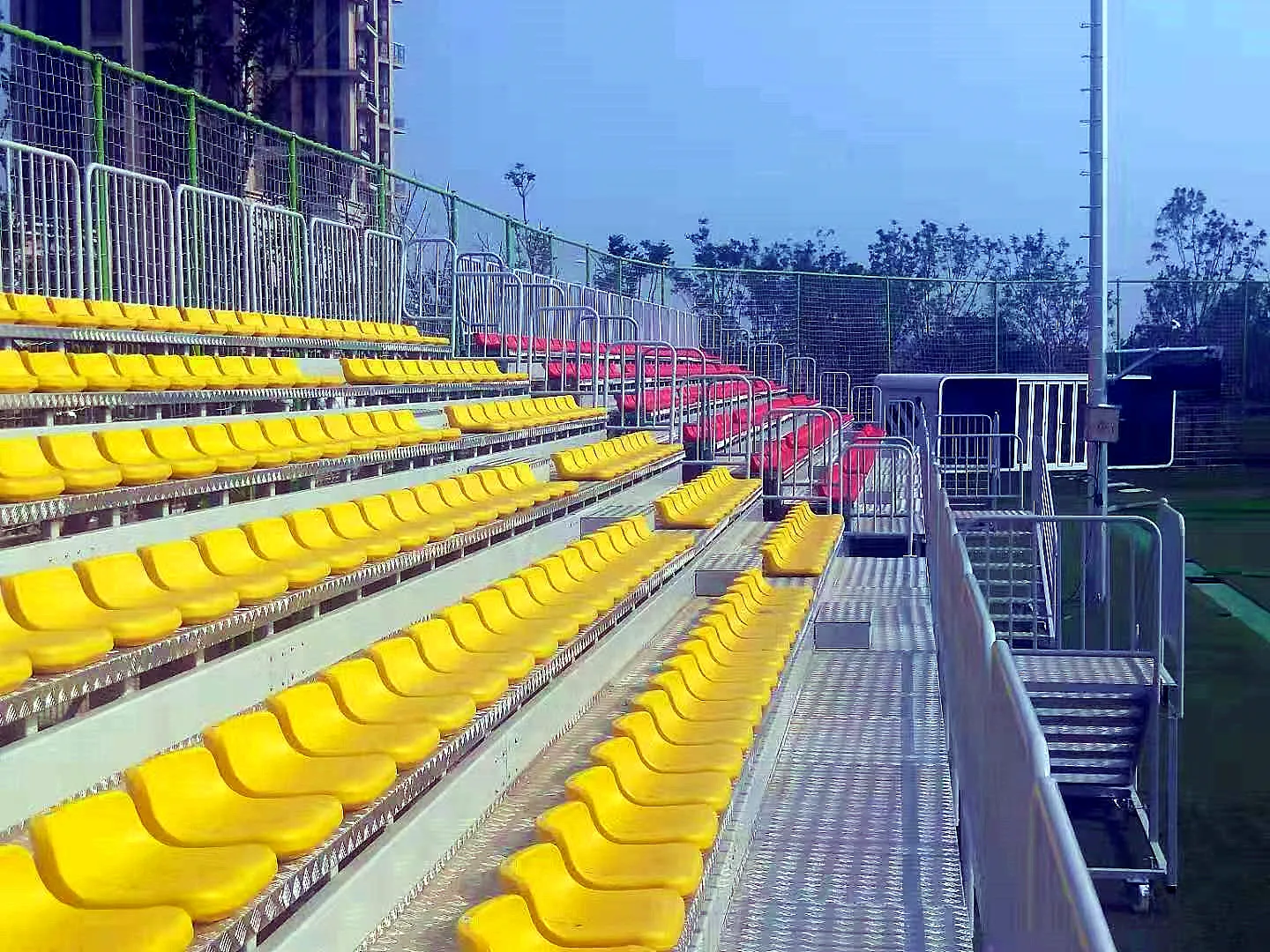 Factory Manufacturer Plastic Stadium Bench Seat Outdoor And Indoor