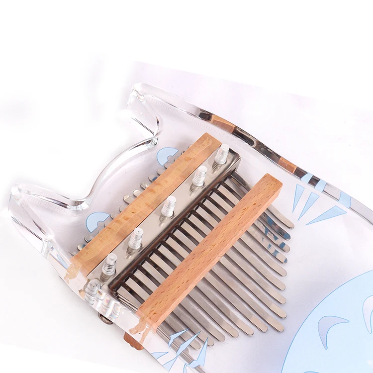 Musical Instruments Transparent Kalimba Drum 17 Key Acrylic Kalimba For
