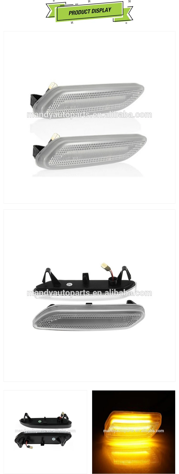 LED Seitenblinker Smoke Schwarz Design Für Mini Cooper Countryman R60 2010 201767185430 1