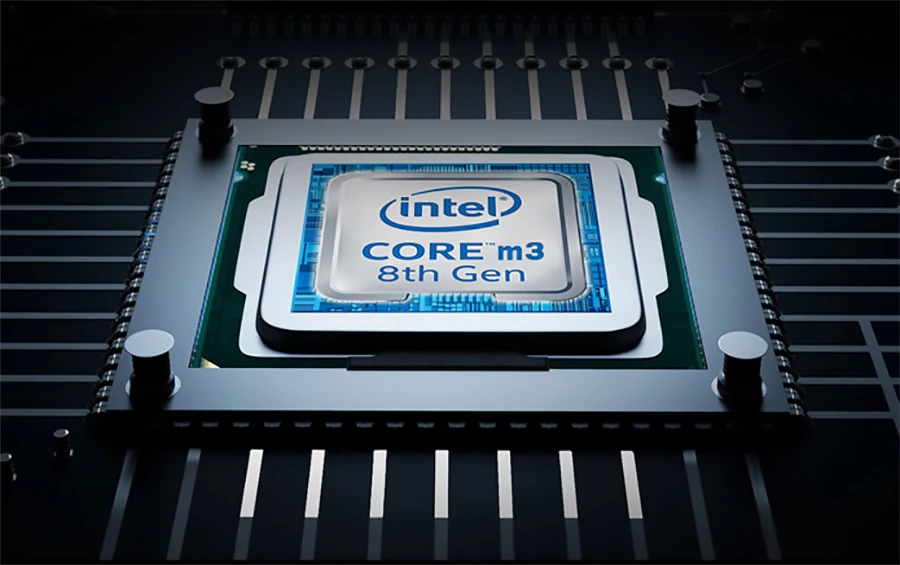 基于第 8 代英特尔酷睿 m3-8100y 处理器,全新 14 nm     工艺技术