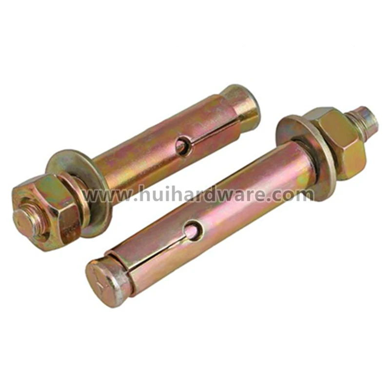 Galvanized Carbon Steel Chemical Anchor Bolt Expansion Mechanical Bolt