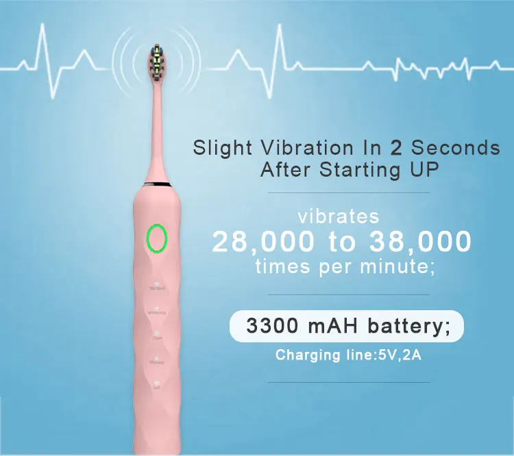 electric silicone toothbrush