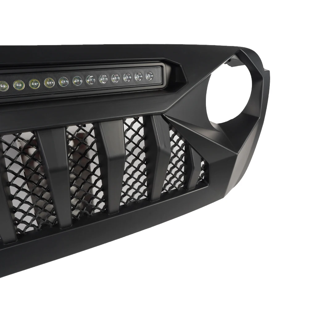 Front grill with spotlight for jeep wrangler JL supplier