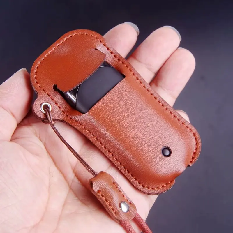 便携式pu皮套为renova zero携带香烟皮套批发价格电子烟挂绳皮套