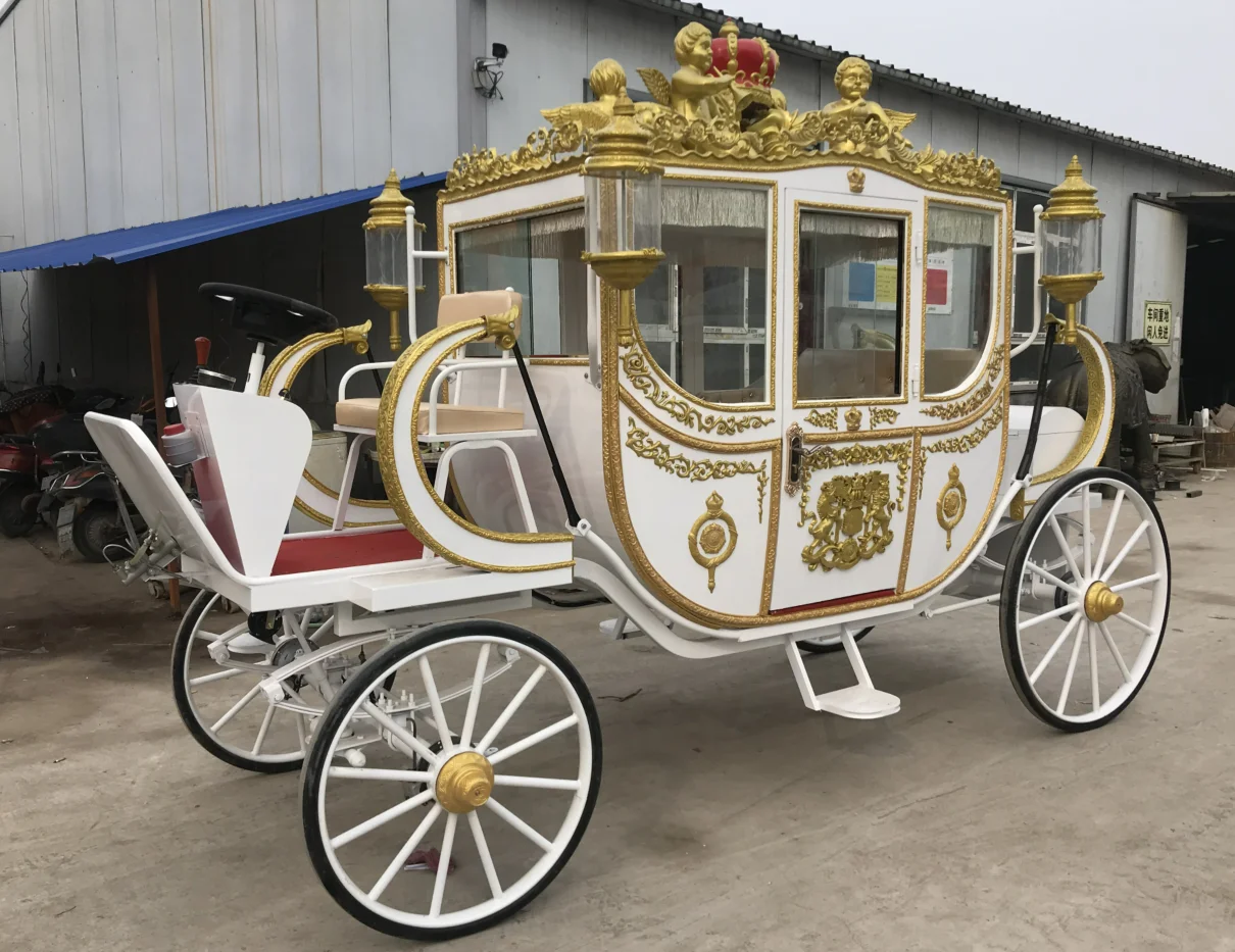 OEM Luxury Horse Carriage Carts Royal Electric Vehicle New Style ...