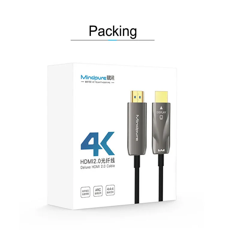 New Product 2.0v 4k 60Hz 60Fps Cable active fiber optic HDMI Cable - ANKUX.COM