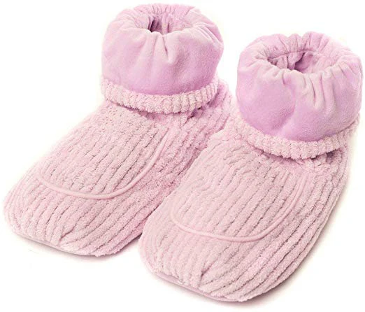 Microwavable Heated Slippers Warming Foot Heating Booties Foot Warmer