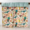 Floral Printed Cotton Quilt Bedspread