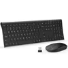 MoKo Ultra Slim Universal Full-Size Wireless Keyboard & Mouse Combo Set for PC/Notebook