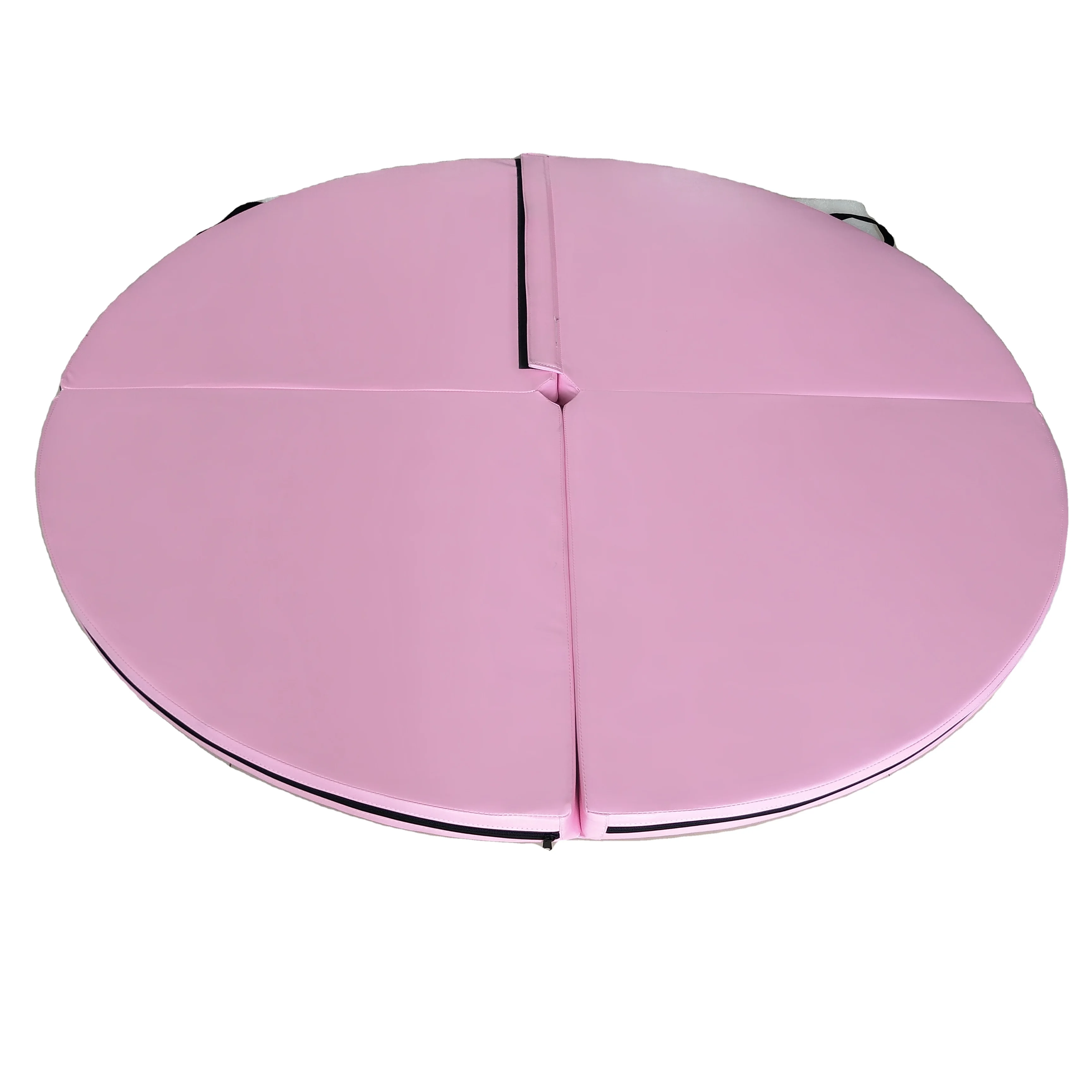 
Folding Fitness Yoga Mat Round Thicken Dance Mat Gymnastics Mat 