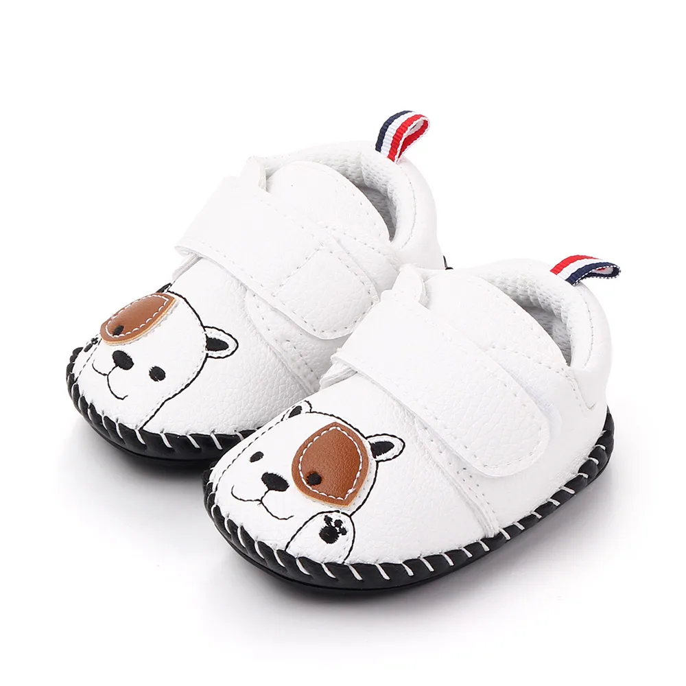 Lovely Animal Design Baby Shoes Boy Girl Rubber Sole Kids Casual Walking Shoes factory