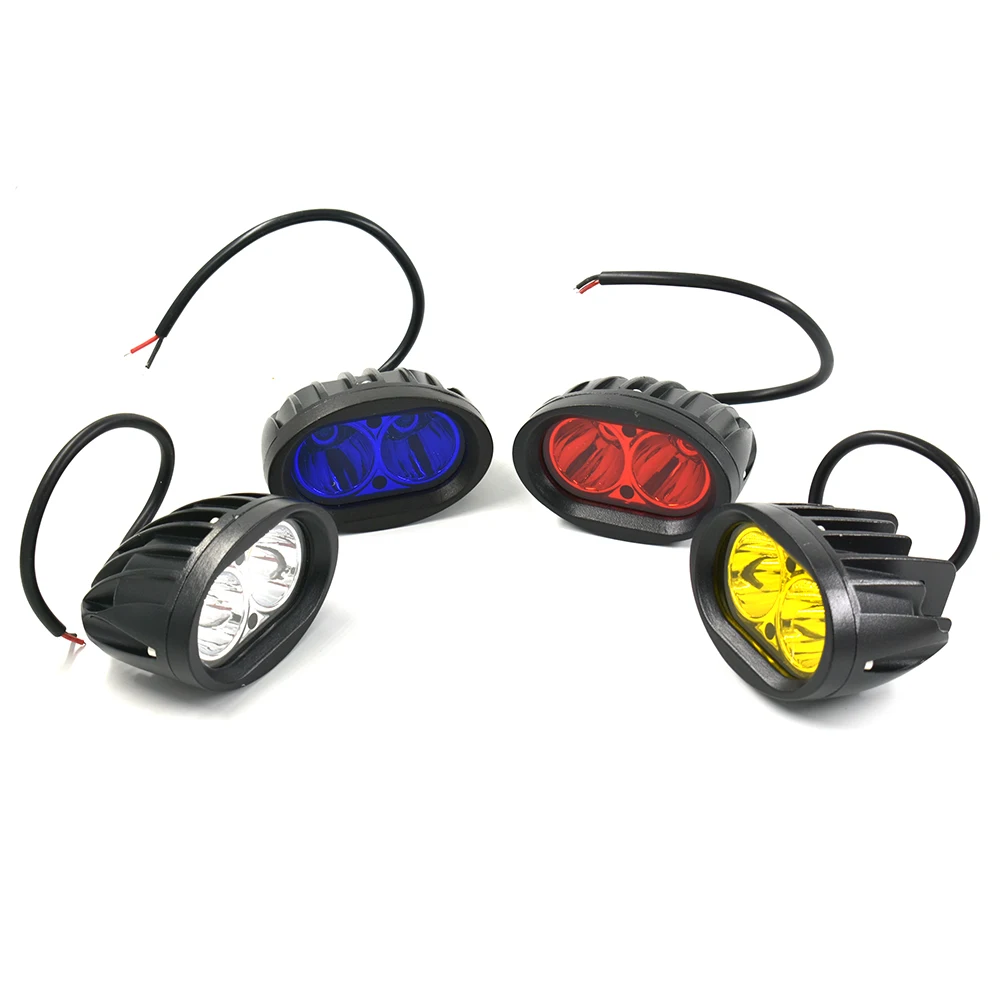 20W LED Spot Forklift Truck Red Yellow Blue Warning Lamp Safety Working Light 10~60V DC Forklift Led Warning Light