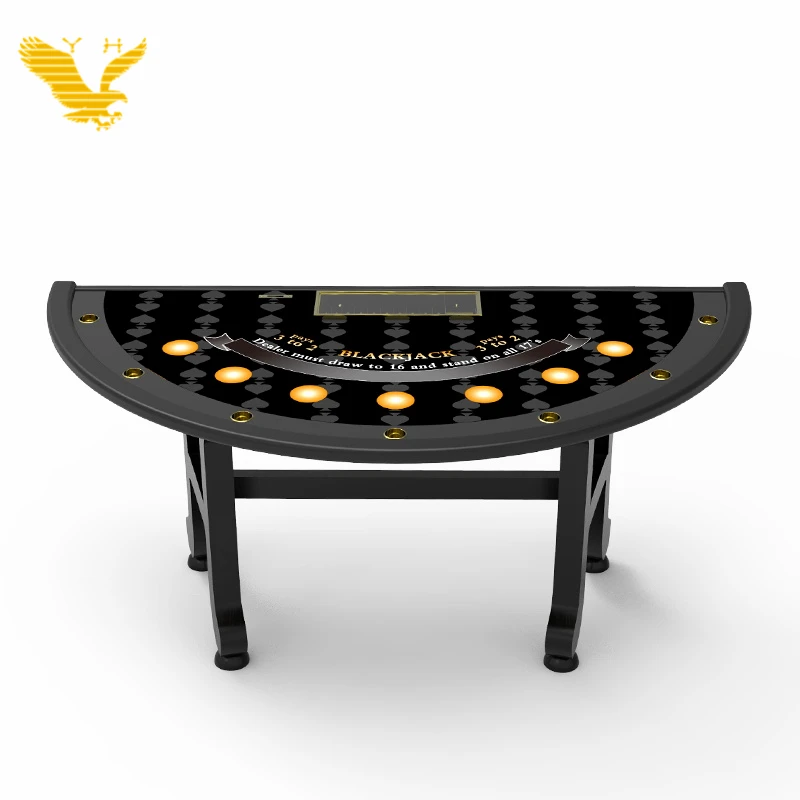 Yh High Quality Casino Blackjack Poker Table Luxury Standard Blackjack