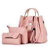 2019 Fashion New Design Luxury style High quality PU suit all seasons lady handbag with Three pieces ladies handbag sets