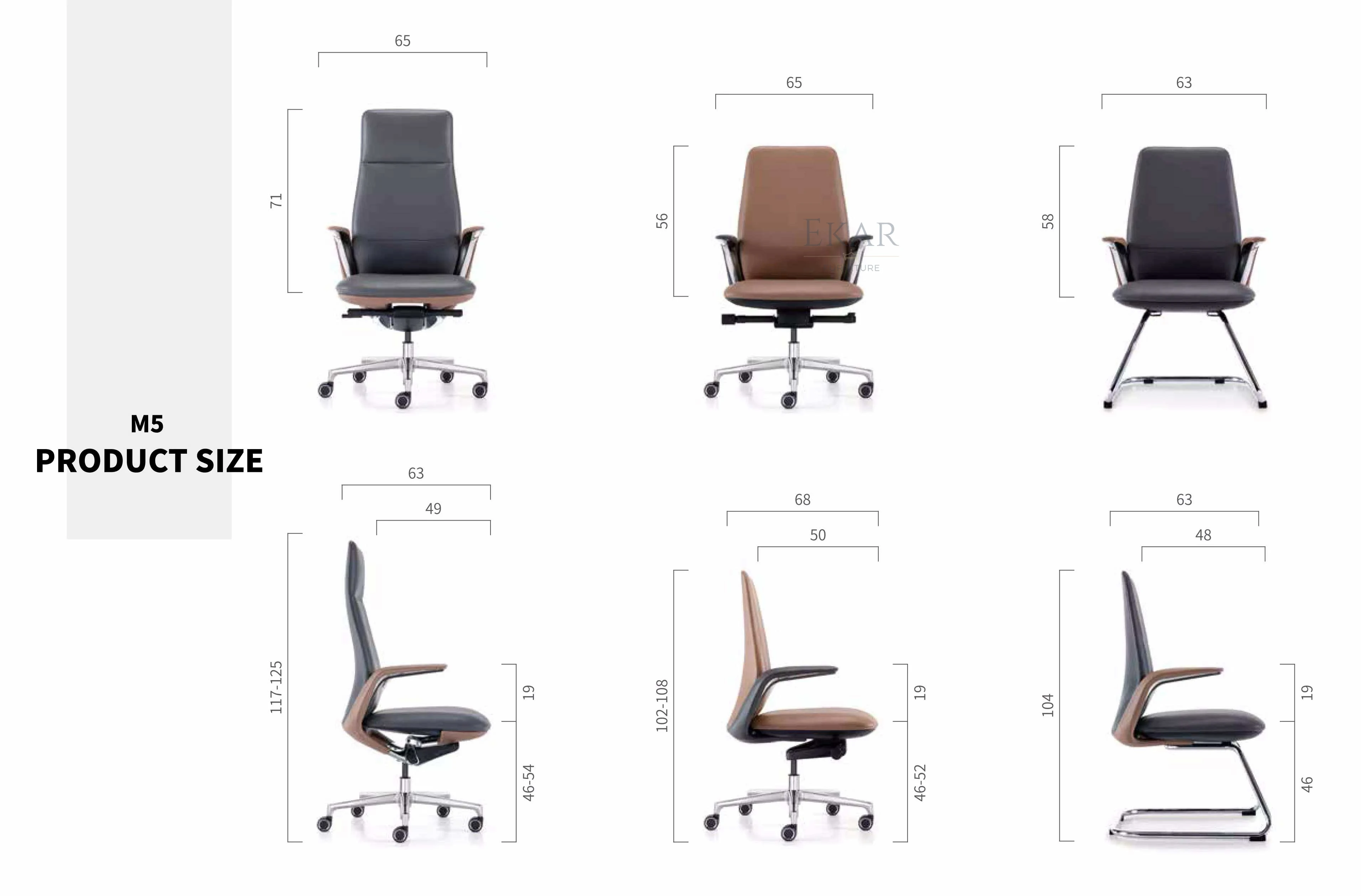 Luxury Office Furniture CEO Swivel Office Chair Comfortable High Back Leather Executive Manager Office Chairs manufacture