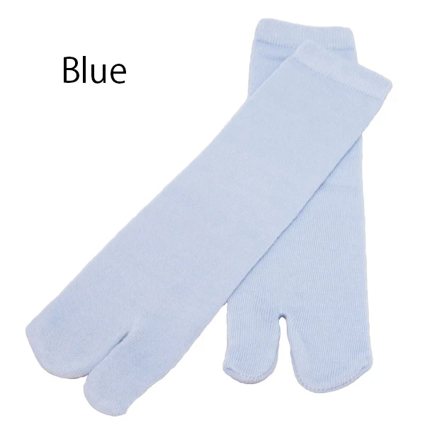 
China made easy wear no heel free size blue tabi socks to strong toes 