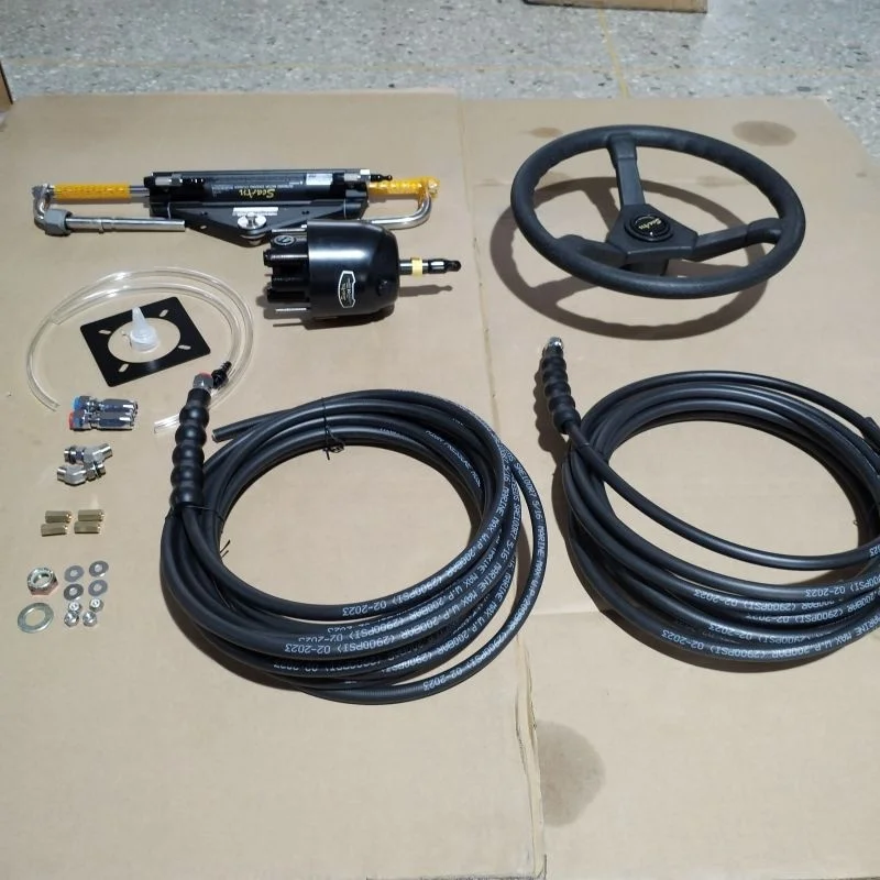 150hp Hydraulic Outboard Steering Kit Boat Marine System With Hydraulic