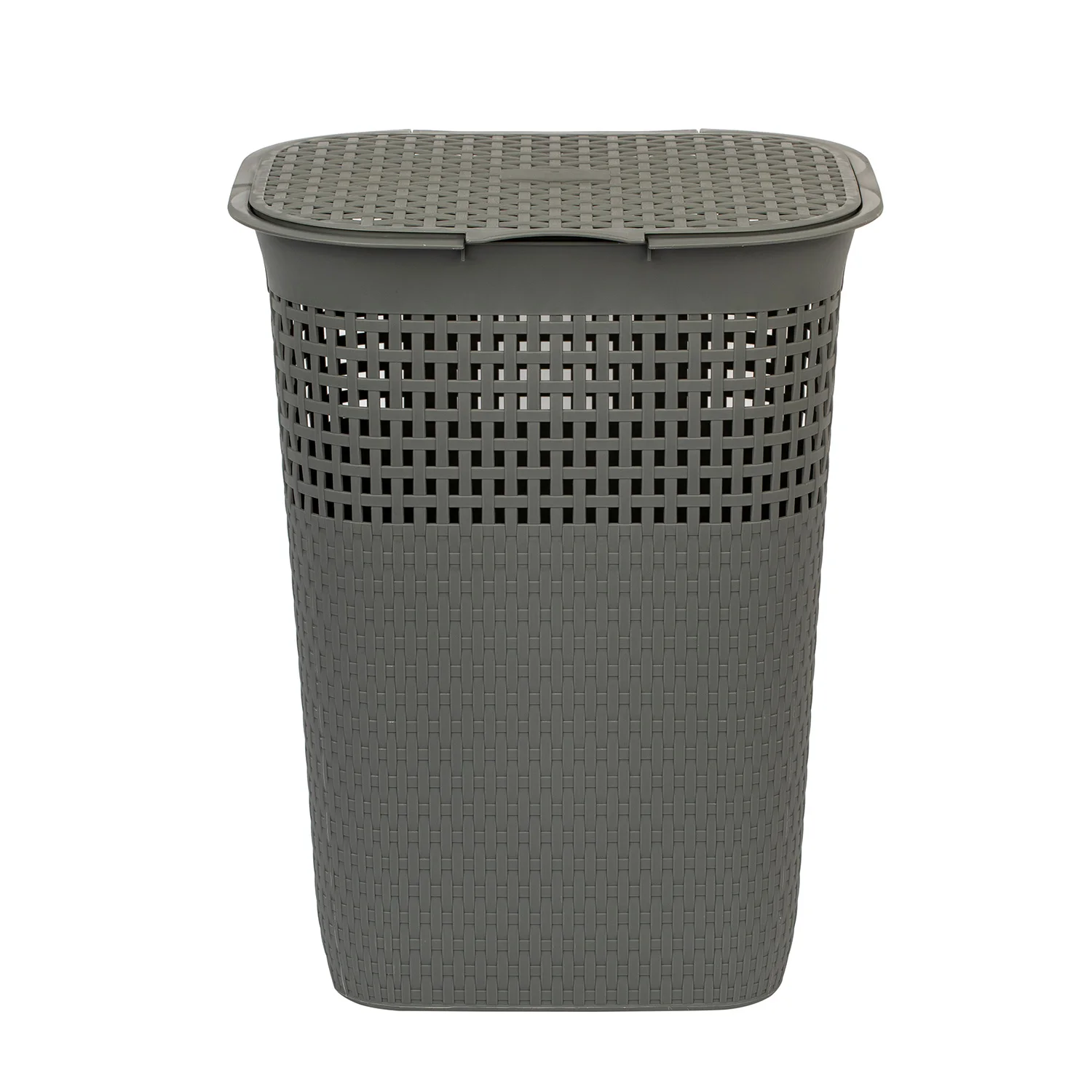 Greenside Woven Grey Plastic Laundry Baskets Storage Laundry Baskets ...