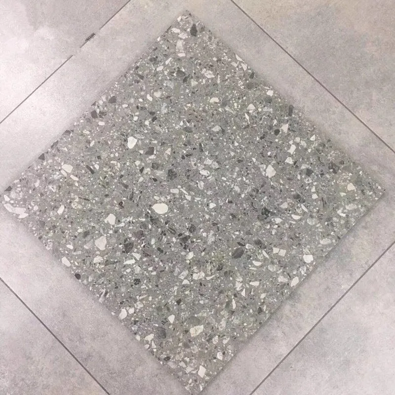 Grey Tile Terrazzo Floor Tiles  600X600MM