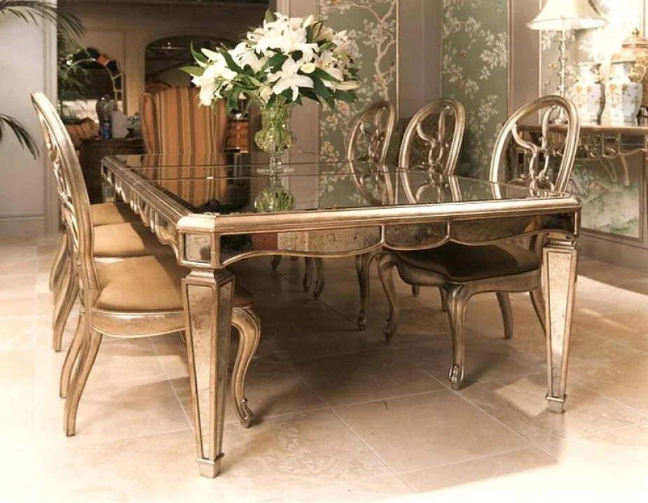 Popular Rectangular Banquet Table Mirrored 1012 People Dining Table For Wedding Rental Buy