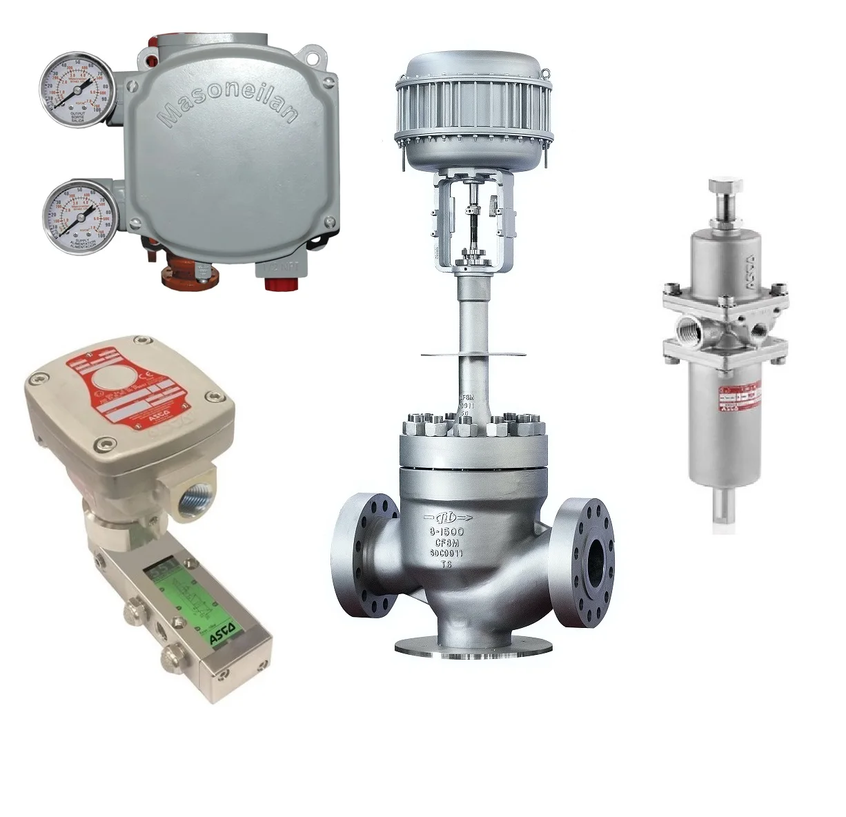 Chinese Control Valves With Masoneilan Svi1000 Valve Positioner And ...