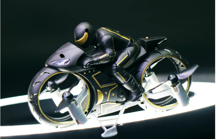 Taking Aerial Photo Mini RC Drone Toys 360 Flip Four-Axis Aircraft 2.4G Motorcycle Land&Air Dual Mode Hand Gesture RC Quadcopter