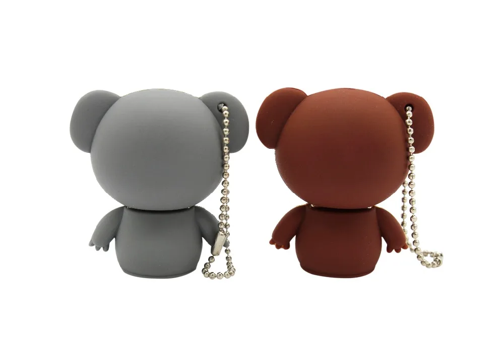 2021 Wholesale Cute Cartoon Animal Koala Gary Brown Model Usb Flash Drive Usb 2.0 4GB 8GB 16GB 32GB 64GB 128GB Creative Pendrive - ANKUX.COM