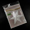 Party decorative handmade folding die cut star paper lantern
