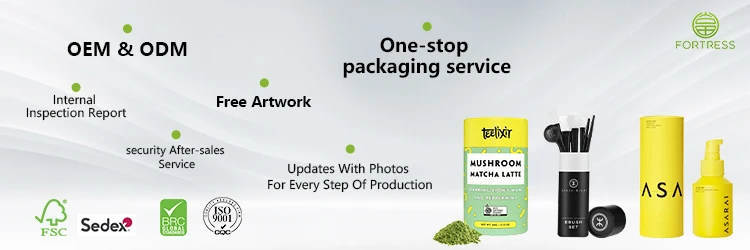 Custom eco friendly carton cylinder kraft paper round box empty biodegradable craft cardboard boxes packaging tubes