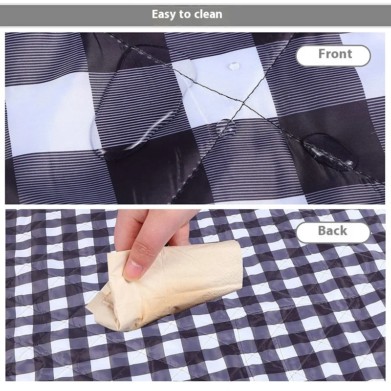 Hot Selling 600D Oxford Cloth Outdoor Sand Proof and Waterproof Foldable Lawn Cushion Stylish Picnic Mat/Rug /blanket