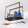 Weight Capacity 150kg Heavy Duty overhead garage storage systems ceiling mounted storage rack